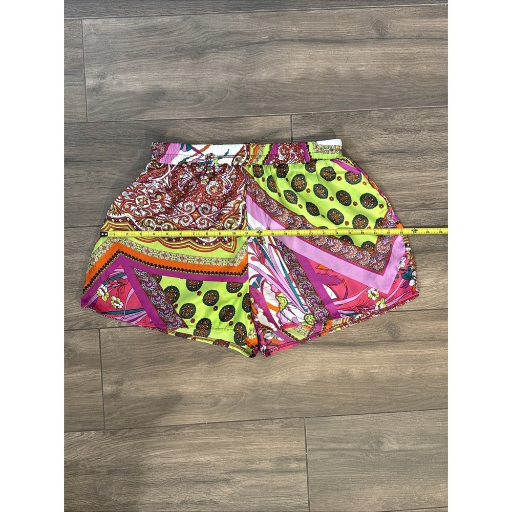 Shein Shorts Polyester Boho‎ Chic Pucci-like Print Women's Large - Picture 7 of 14